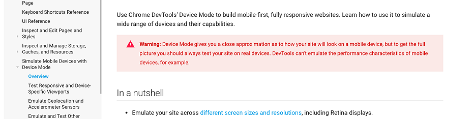 Chrome Developer Tools Screenshot